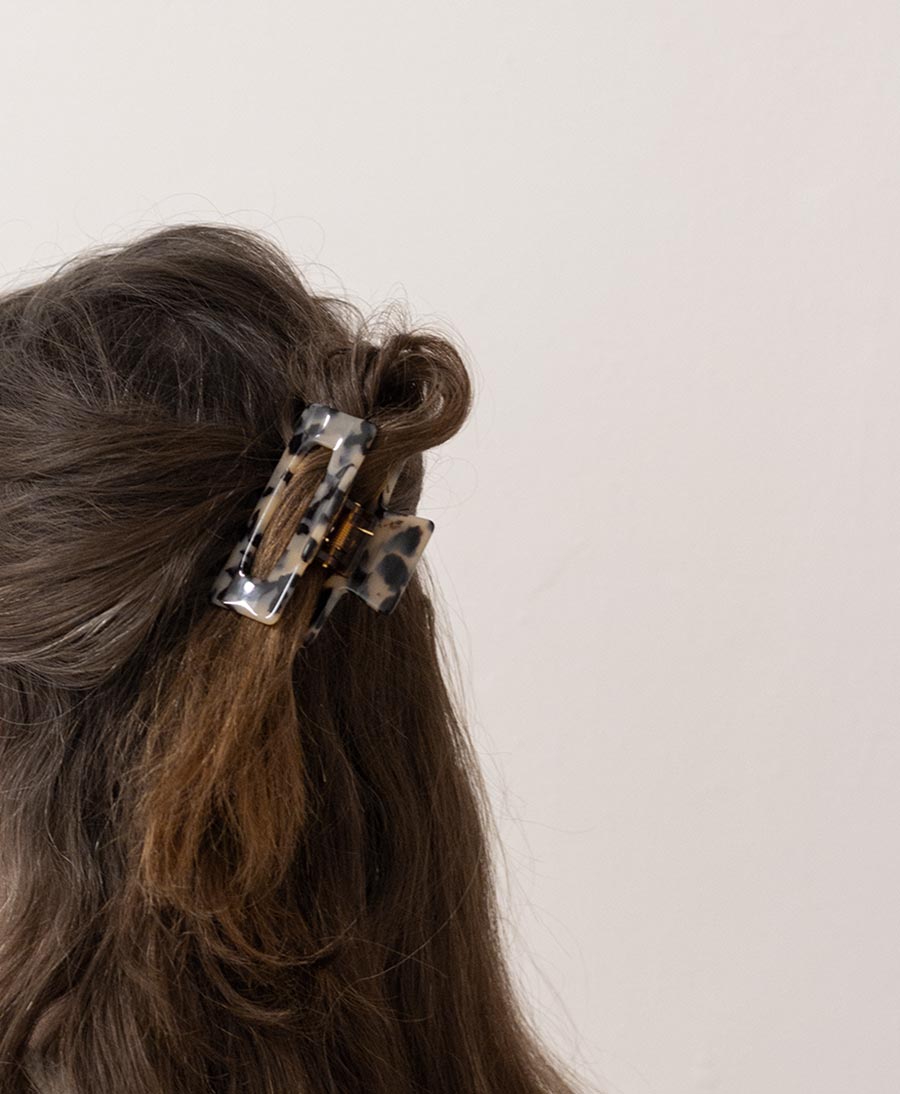 Haarklammer FRIDA aus Acetat - Helles Tortoise - Clomes - clomes