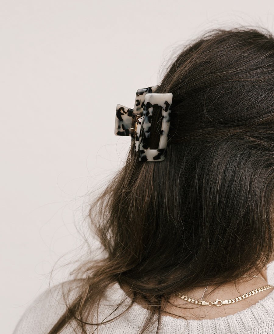 Haarklammer FRIDA aus Acetat - Helles Tortoise - Clomes - clomes