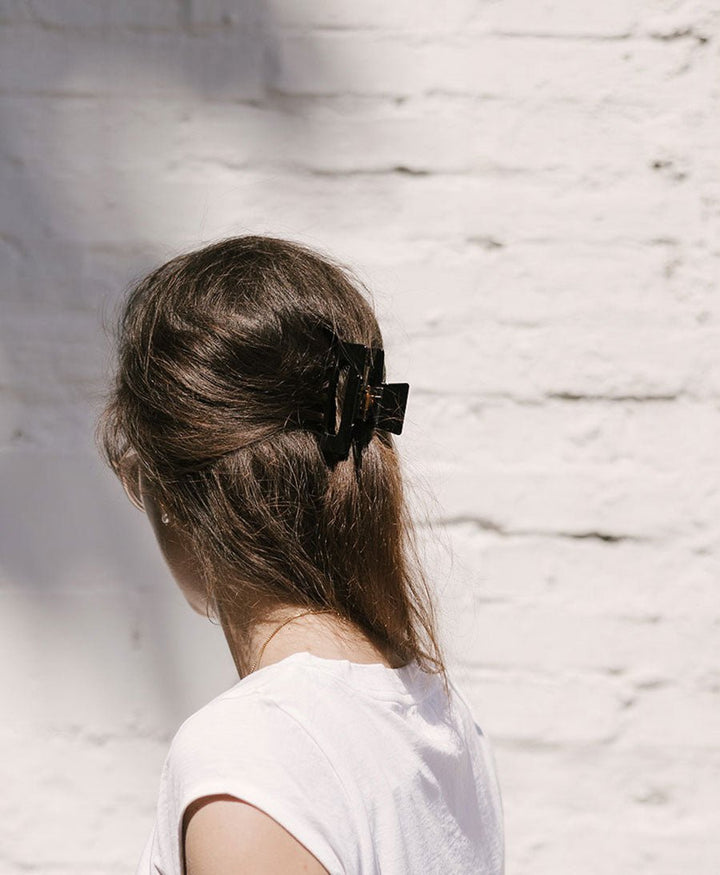 Haarklammer FRIDA aus Acetat - schwarz - Clomes - clomes