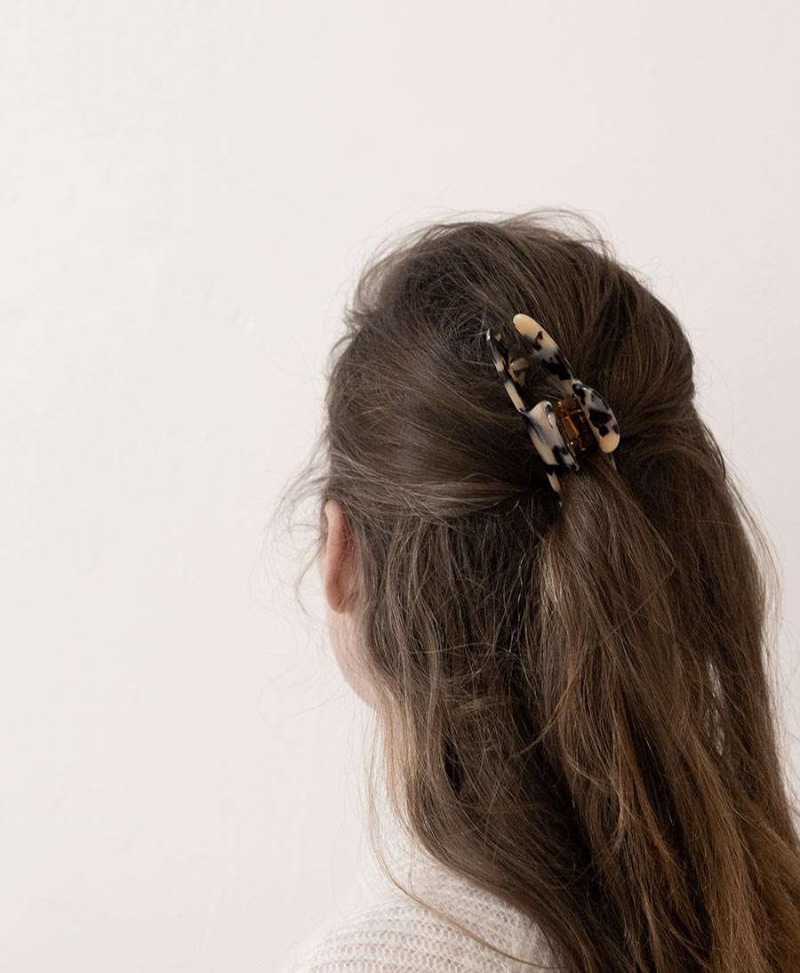 Haarklammer IVY aus Acetat - Helles Tortoise - Clomes - clomes