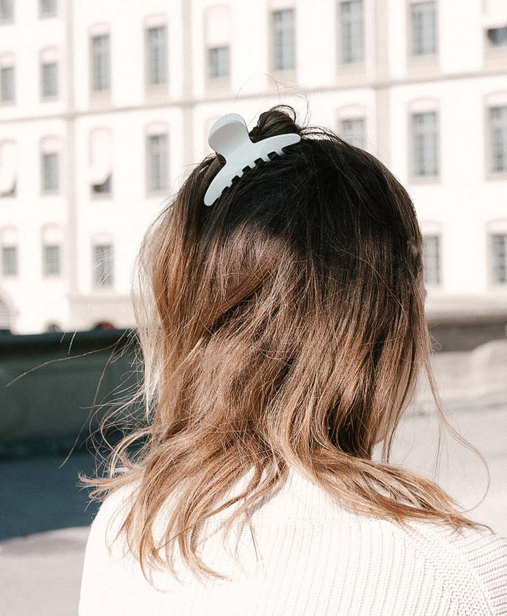 Haarklammer IVY aus Acetat - Kreide - Clomes - clomes