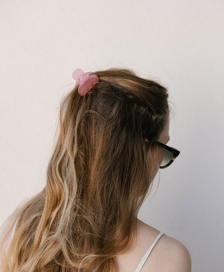 Haarklammer LUCIE aus Acetat - Zuckerwatte - Clomes - clomes