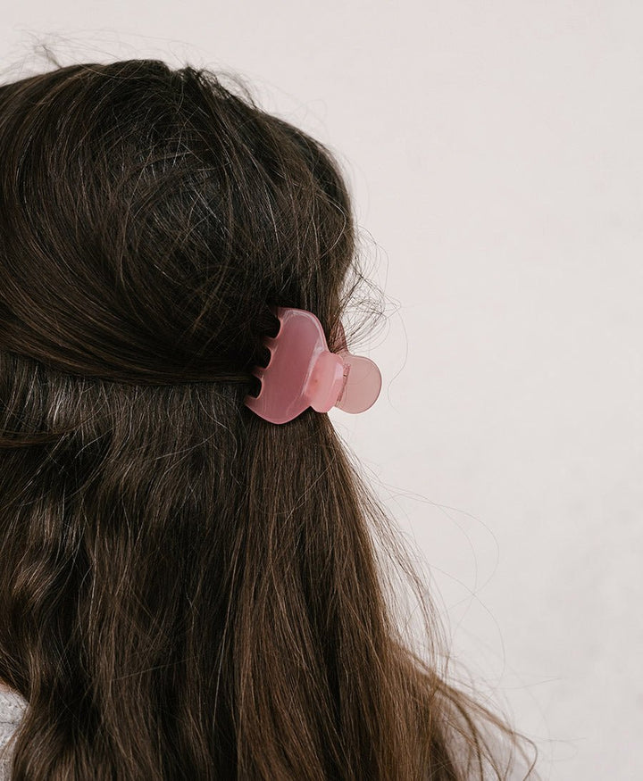Haarklammer LUCIE aus Acetat - Zuckerwatte - Clomes - clomes