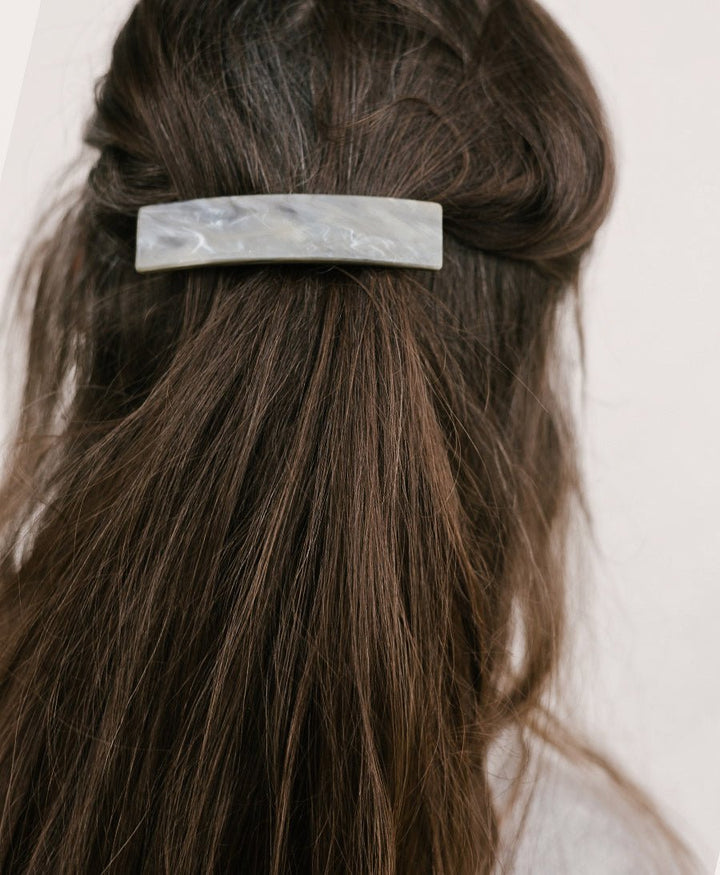 Haarspange CLEA aus Acetat - Salbei - Clomes - clomes