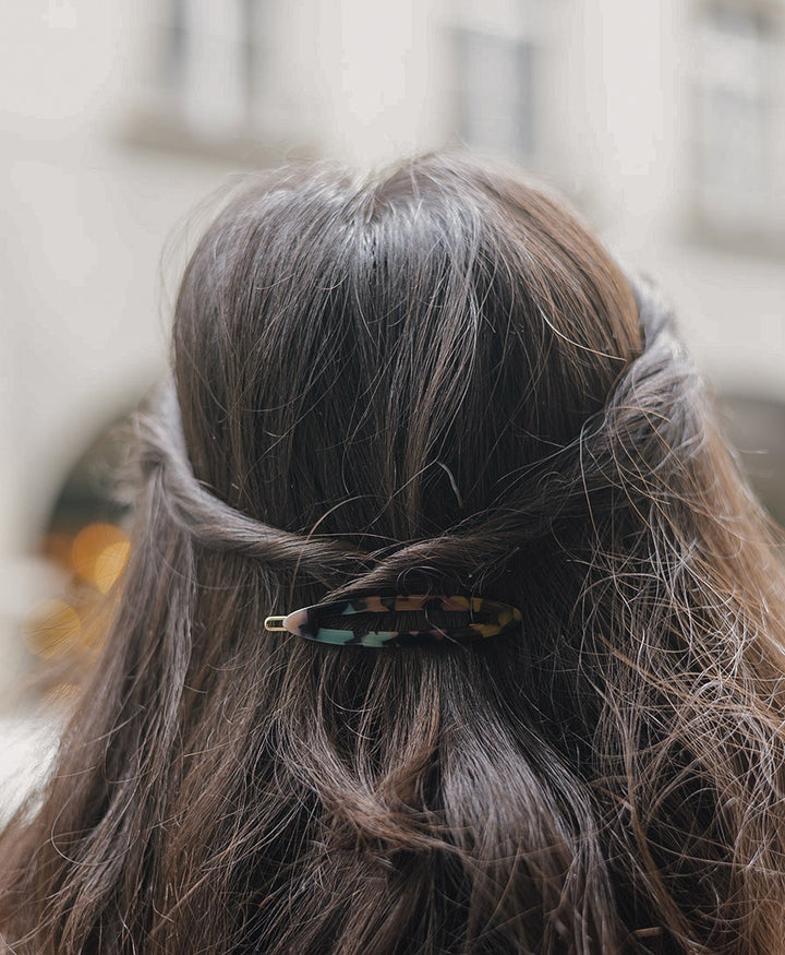 Haarclip FELICITA aus Acetat - Kunterbunt