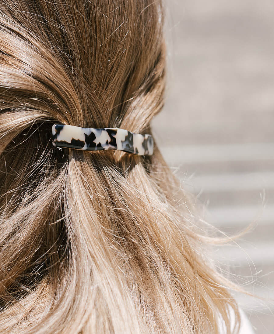 Haarspange ISETTE aus Acetat - Helles Tortoise - Clomes - clomes