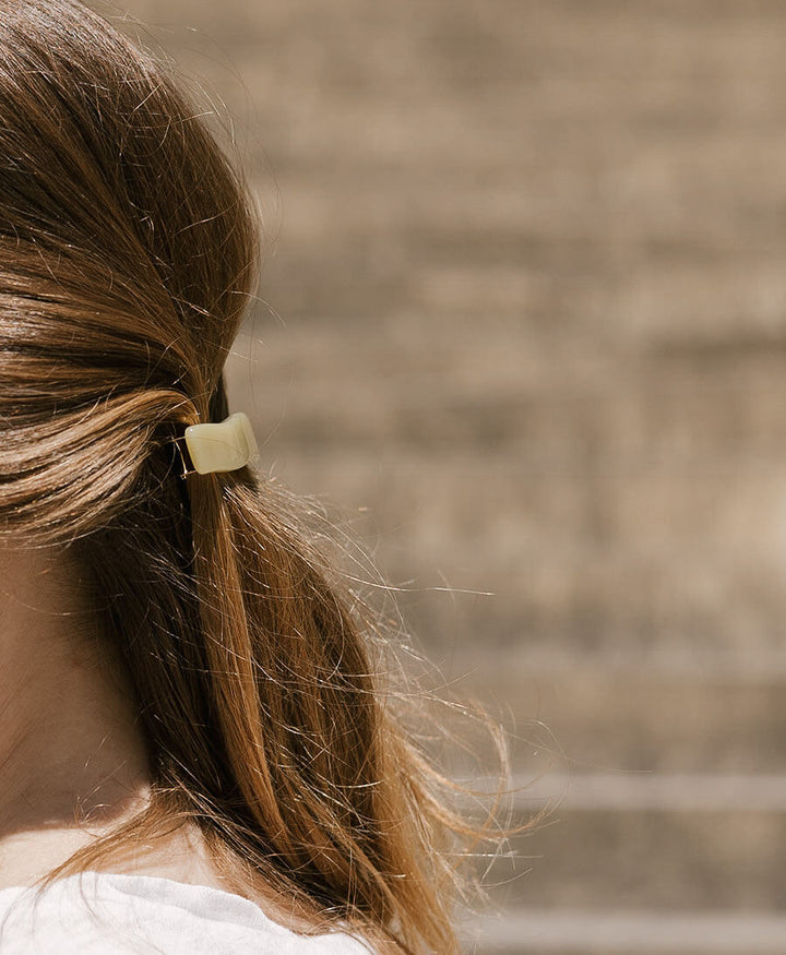 Haarspange ISETTE aus Acetat - Kiwi - Clomes - clomes