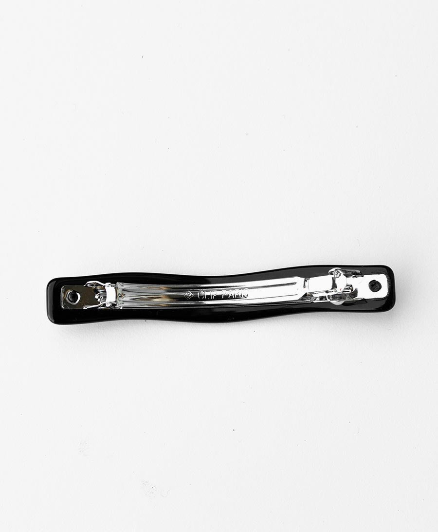 Haarspange ISETTE aus Acetat - schwarz - Clomes - clomes
