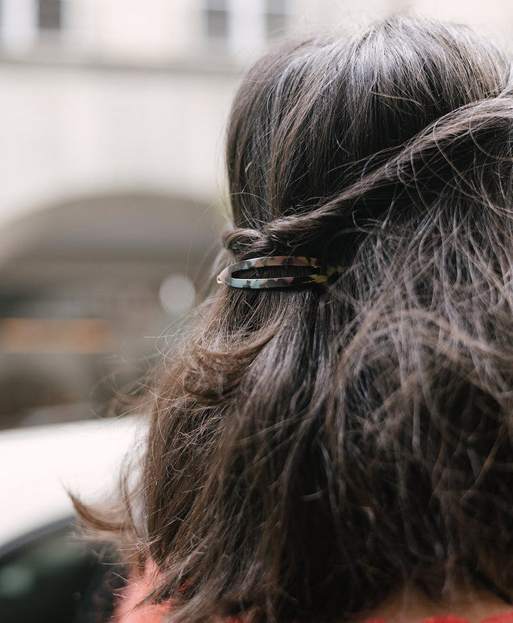 Haarclip FELICITA aus Acetat - Kunterbunt