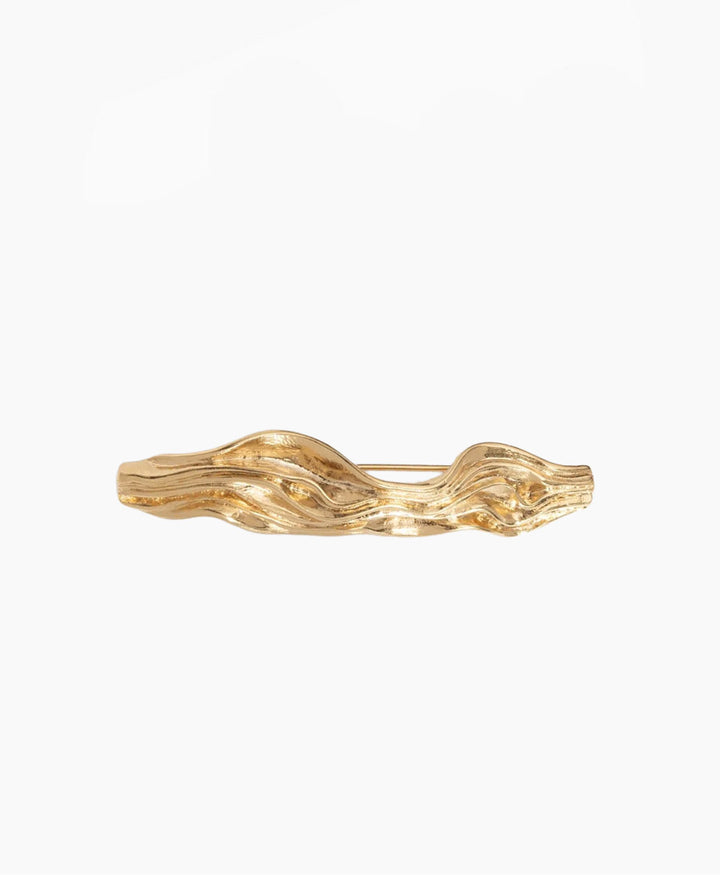 Iris Haarclip vergoldet