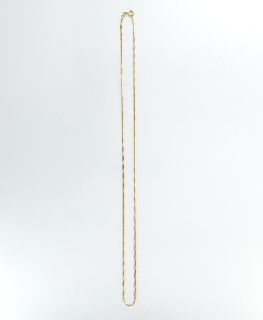 Halskette Curb 60cm - Vermeil - Clomes - clomes
