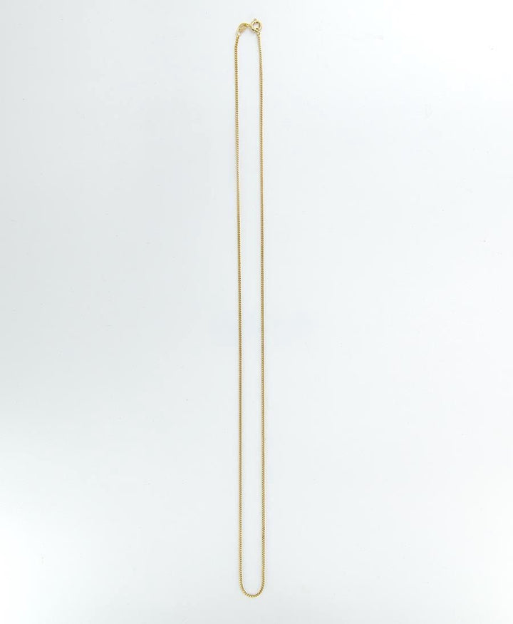 Halskette Curb 60cm - Vermeil - Clomes - clomes