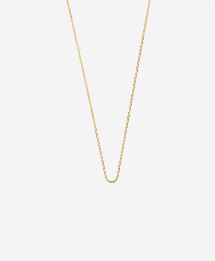 Halskette Curb 60cm - Vermeil - Clomes - clomes