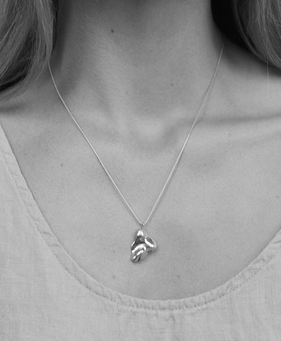 Halskette "MOA" Sterling Silber, vergoldet - BAIUSHKI - clomes