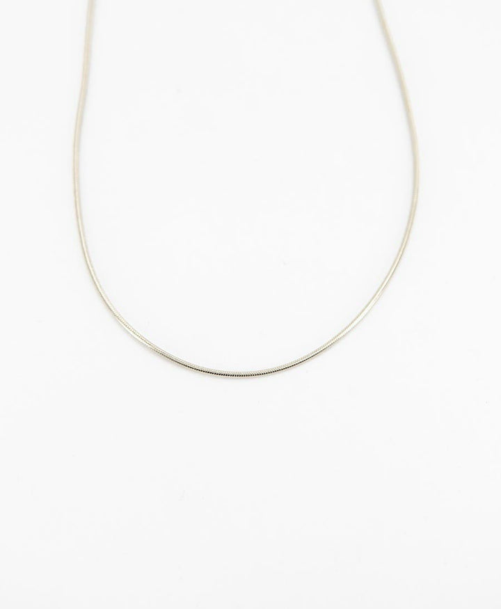 Halskette runde Schlangenkette 45cm - Sterling Silber - Clomes - clomes