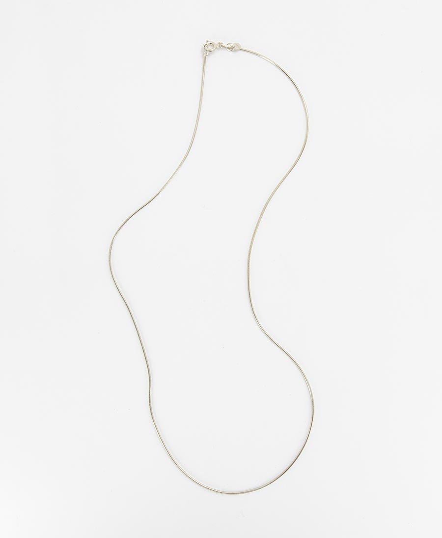 Halskette runde Schlangenkette 45cm - Sterling Silber - Clomes - clomes