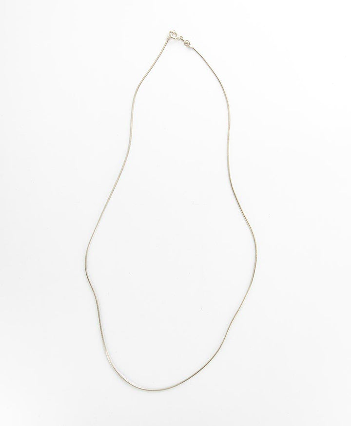 Halskette runde Schlangenkette 45cm - Sterling Silber - Clomes - clomes