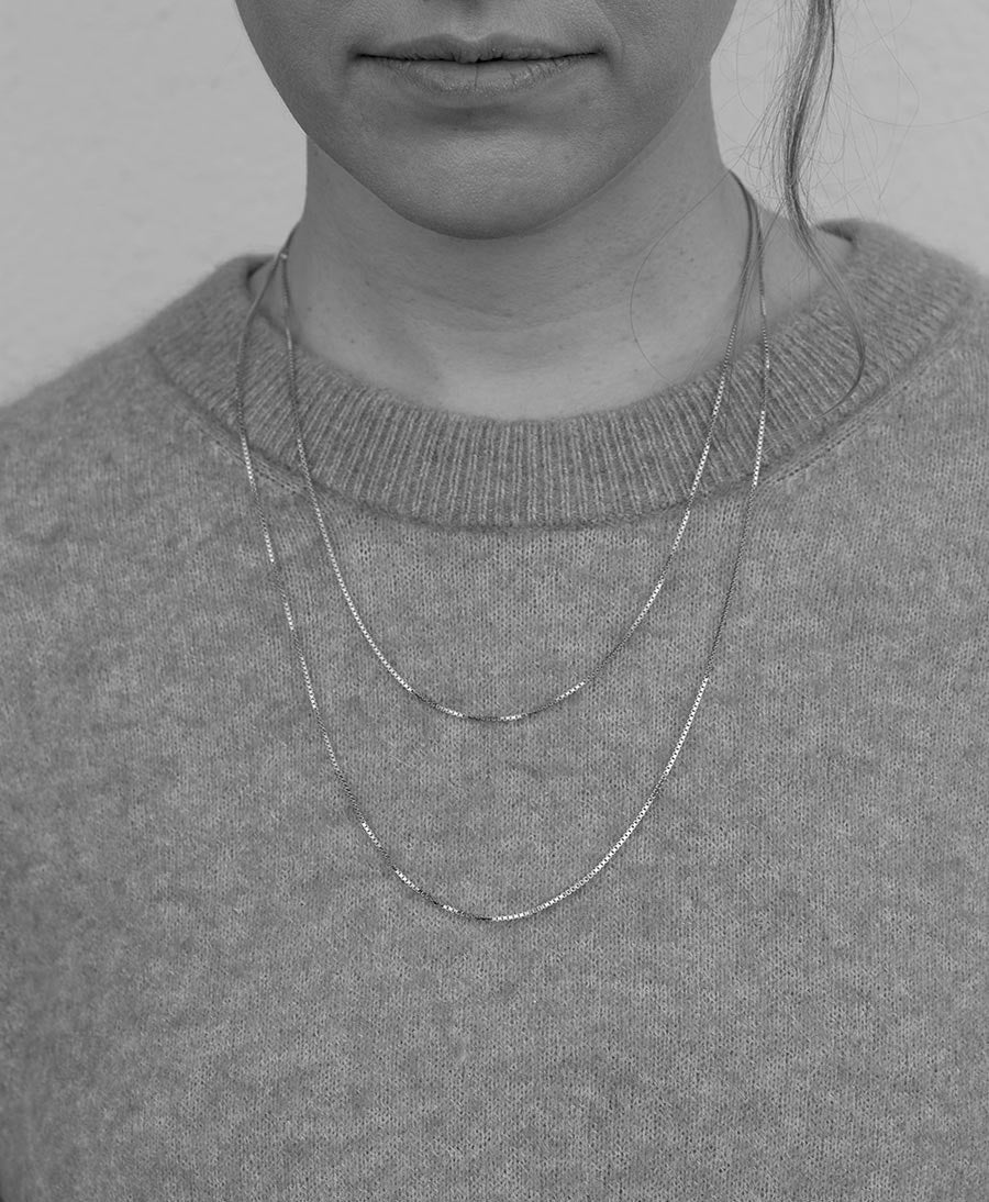 Halskette Venezia 60cm - Sterling Silber - Clomes - clomes