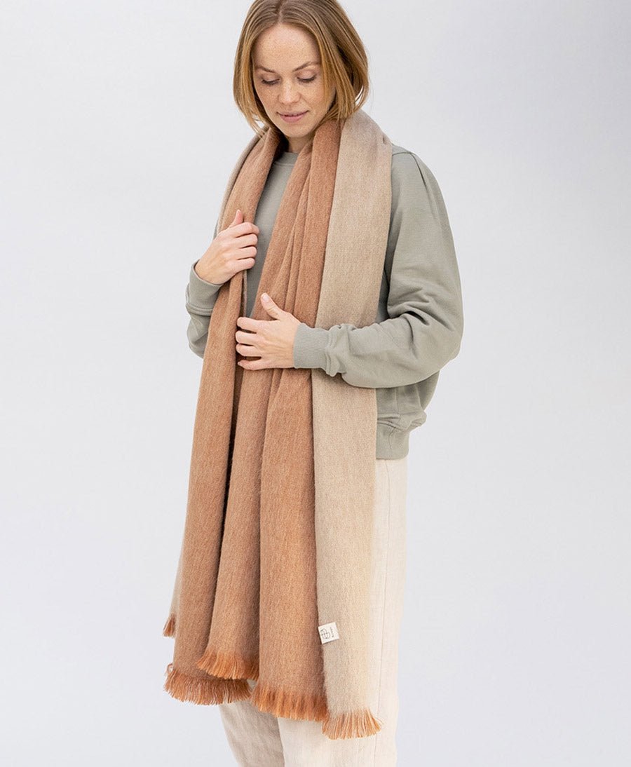 Halstuch Alpaka Schal - Doble Mocha Whip - Bufandy - clomes