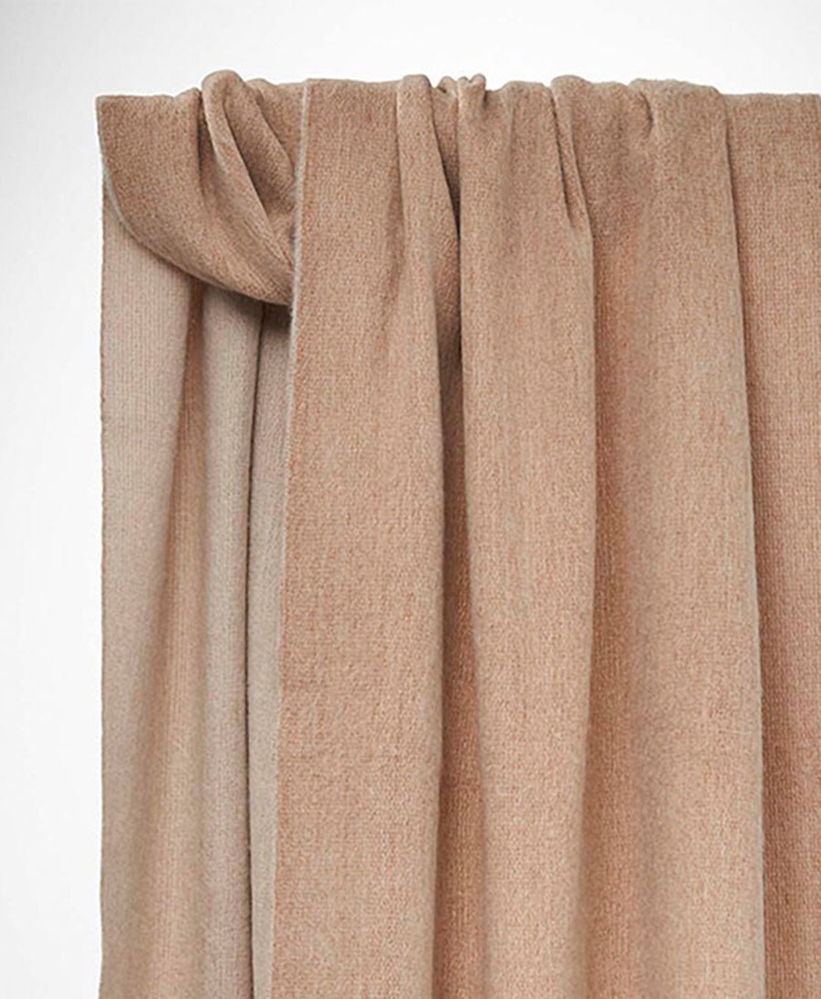 Halstuch Alpaka Schal - Doble Velvet Beige - Bufandy - clomes