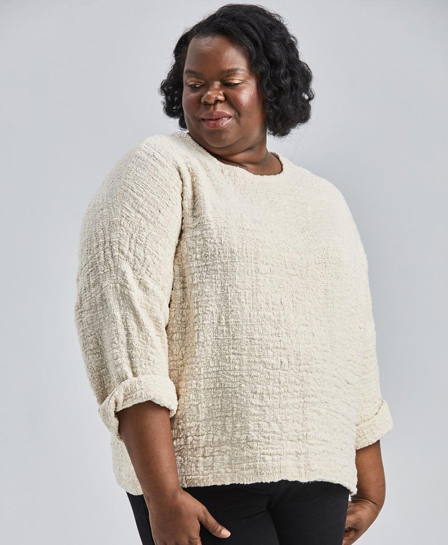 Heller Pullover - The Mid Weight T Sweater - JAMIE + THE JONES - clomes