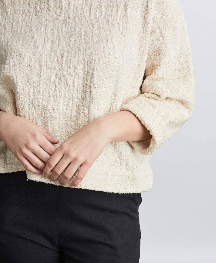Heller Pullover - The Mid Weight T Sweater - JAMIE + THE JONES - clomes