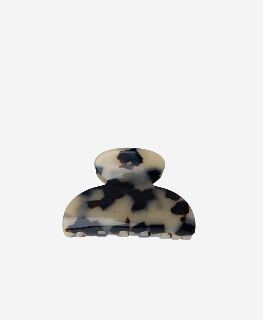 Haarklammer CARMELLA (M) aus Acetat - Helles Tortoise