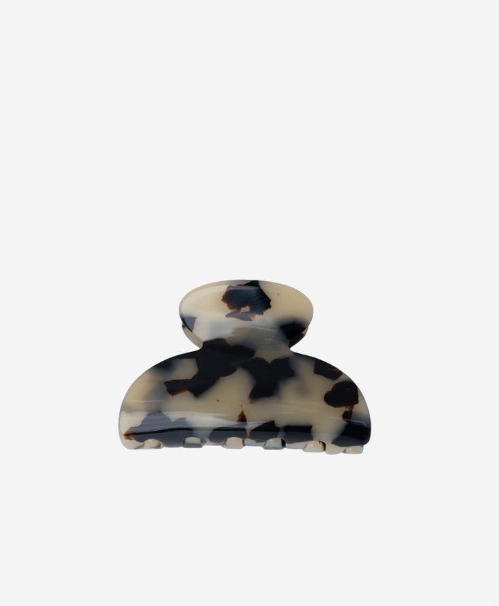 Haarklammer CARMELLA (M) aus Acetat - Helles Tortoise
