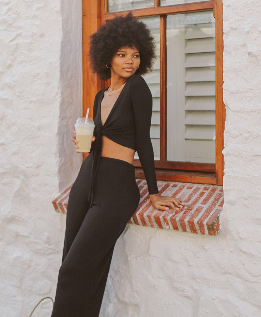 Hose BELLA SCHWARZ aus Tencel - Morena Isabel - clomes