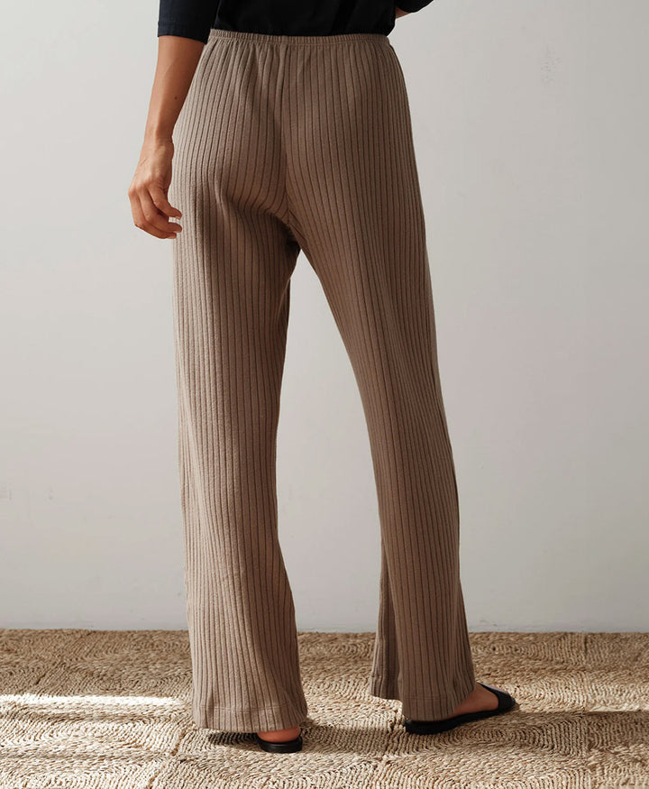 Trainerhose Sweater Rib Simple Pant - Mushroom
