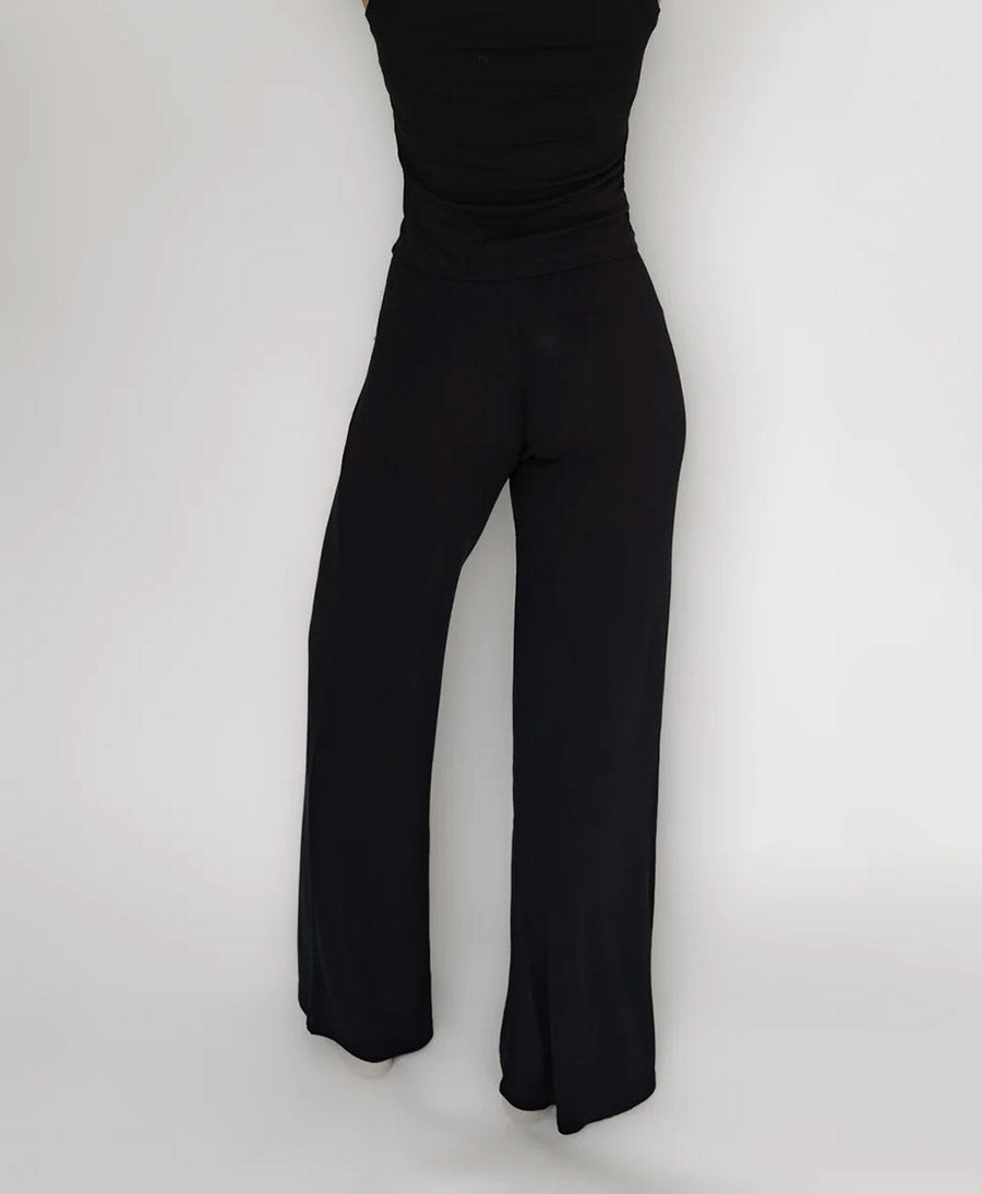 Stoffhose RIB PANTS - Schwarz