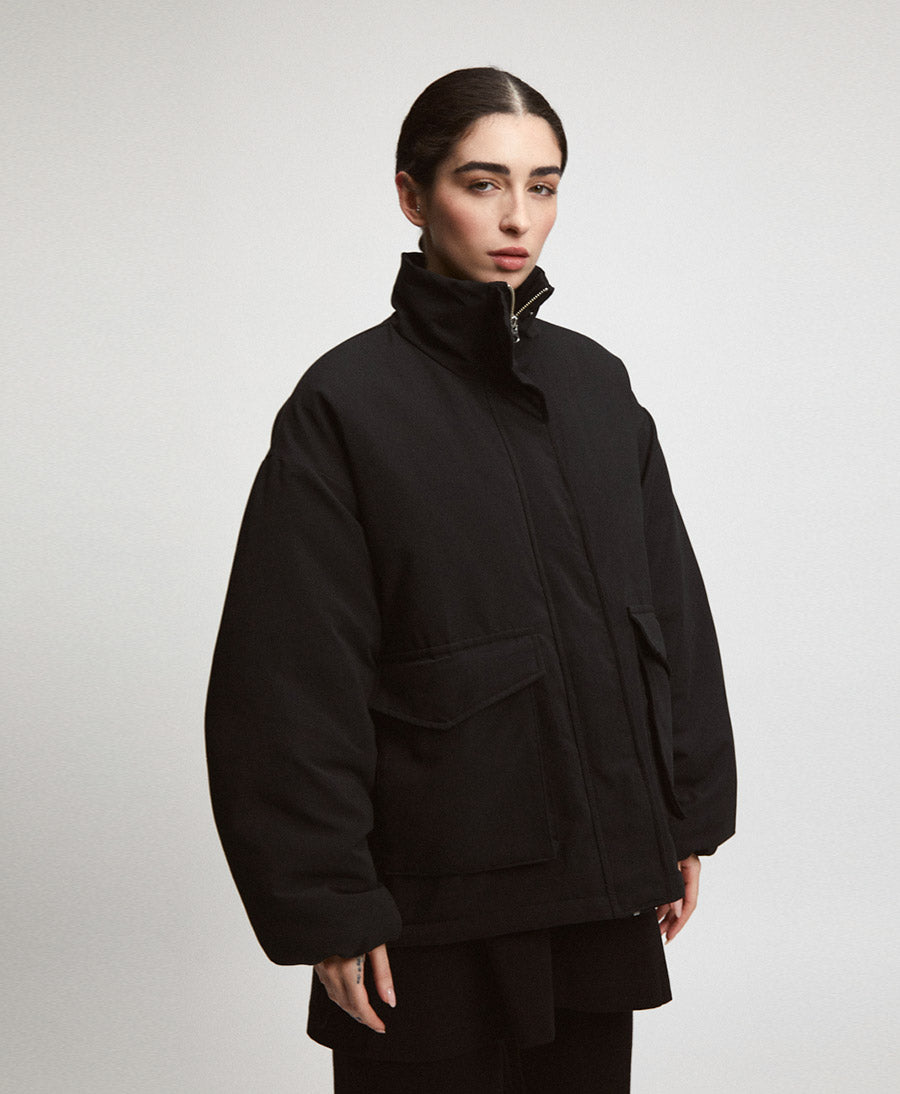Puffer Jacke PICEA - Schwarz