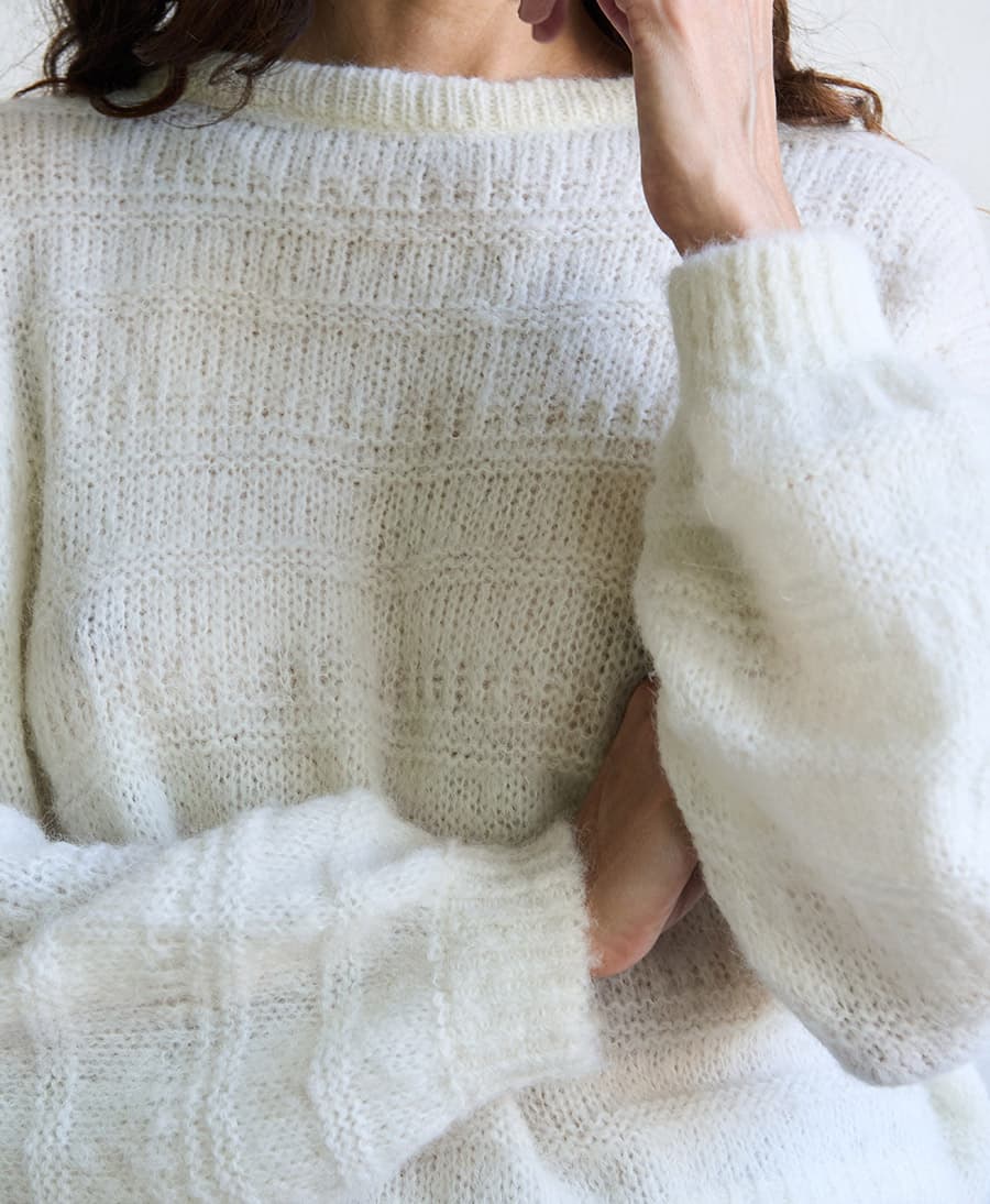 Strickpullover JULIET - Ivory