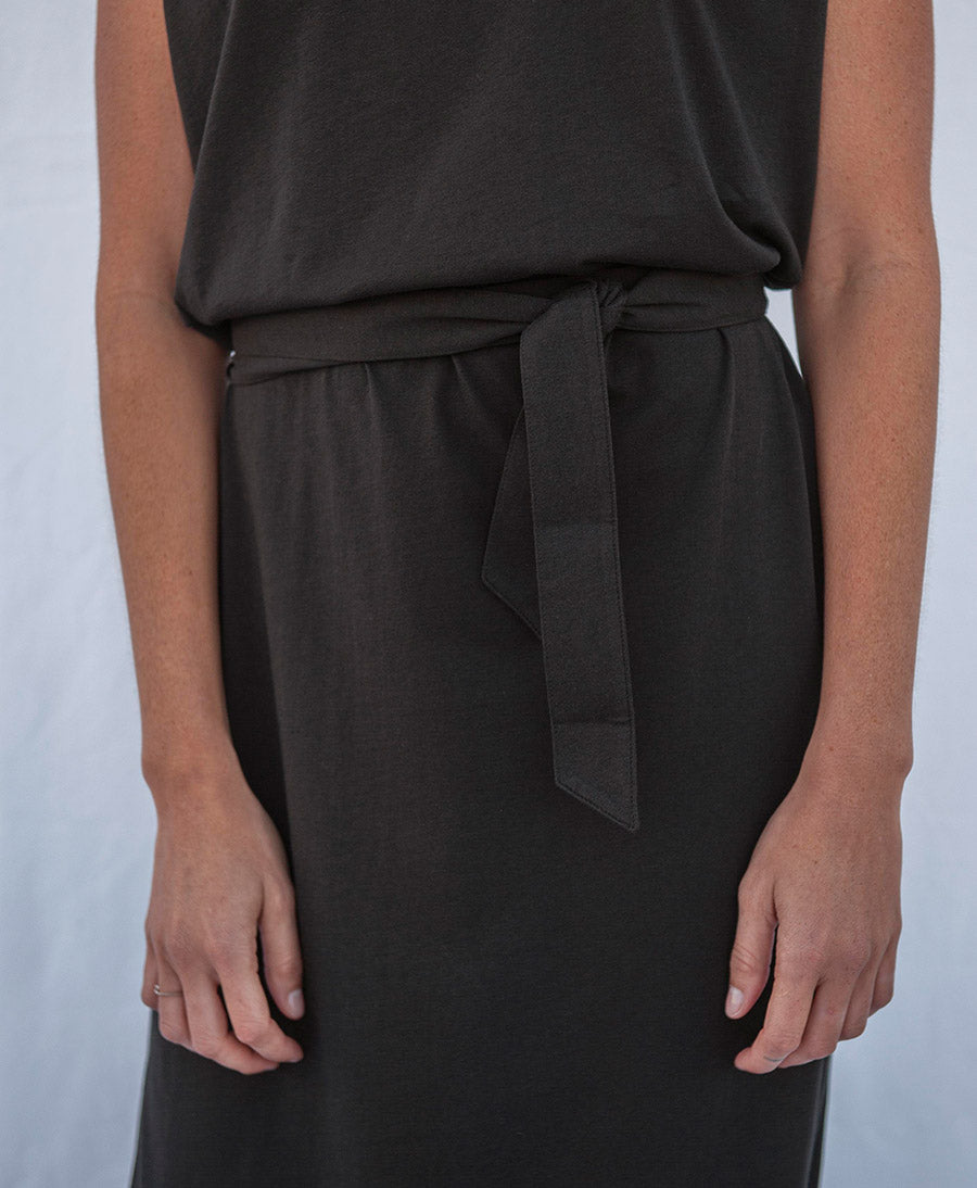 Thea Maxi Dress  - Schwarzes Kleid