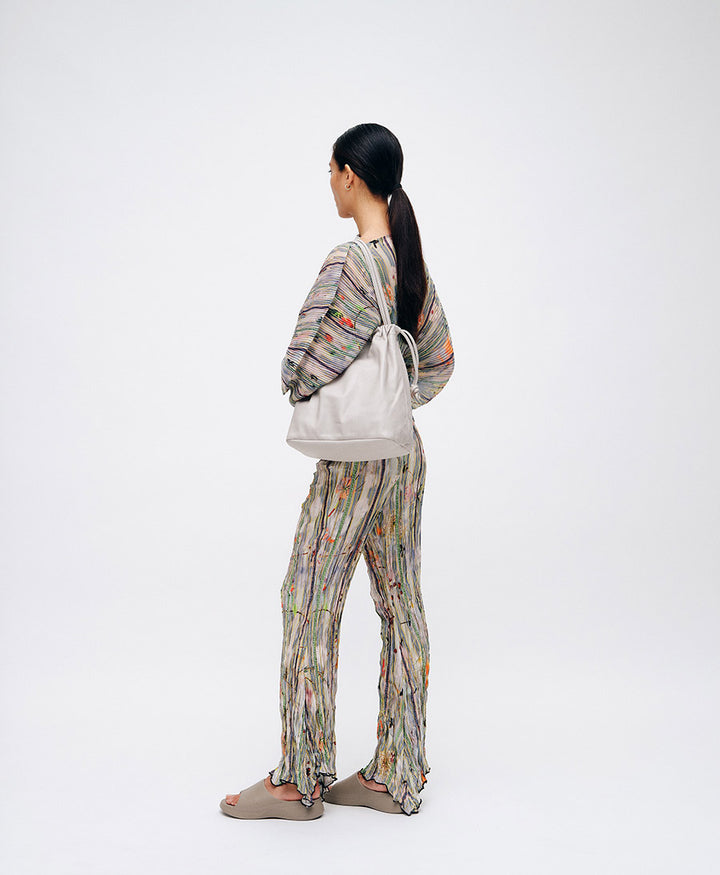 Grosse Knot Bag aus weichem Leder - Perla