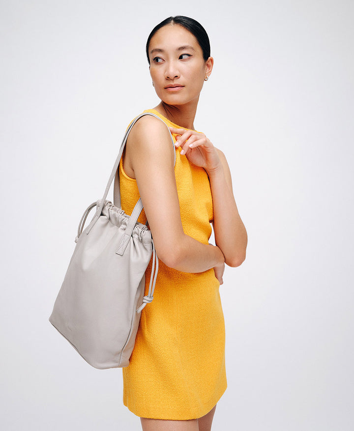 Knot Bag aus weichem Leder - Perla