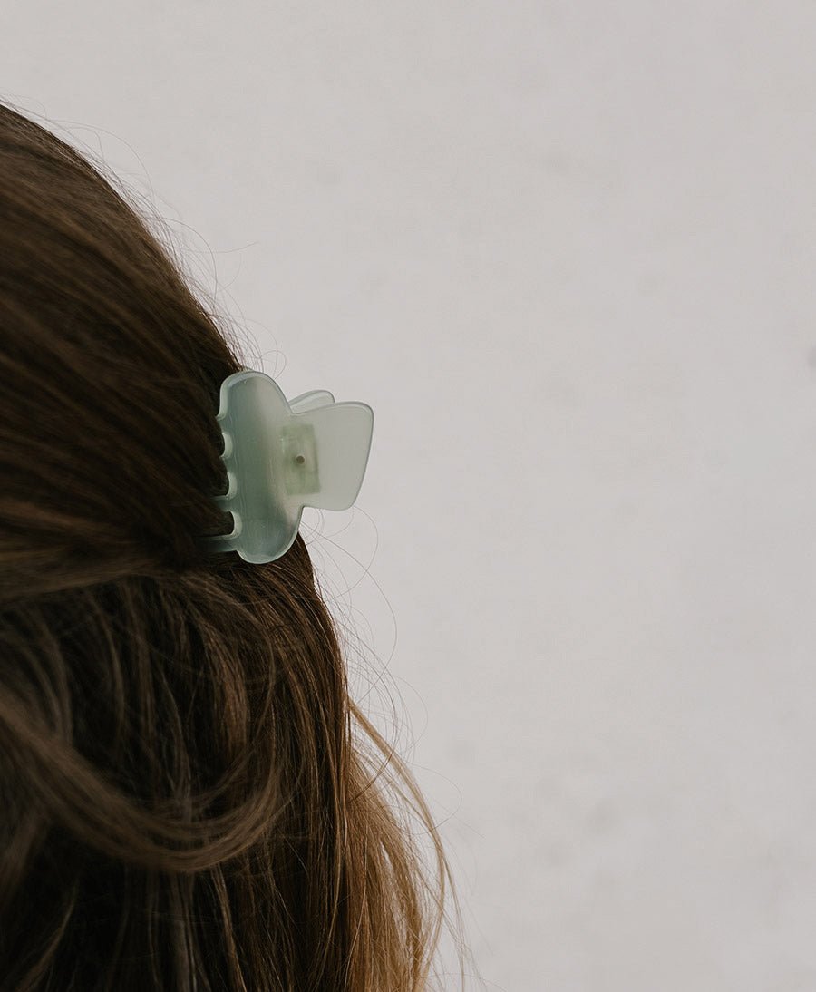 Kleine Haarklammer AGNÈS SMALL aus Acetat - Dunst - Clomes - clomes