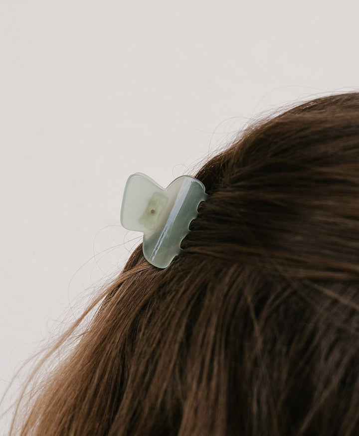 Kleine Haarklammer AGNÈS SMALL aus Acetat - Dunst - Clomes - clomes