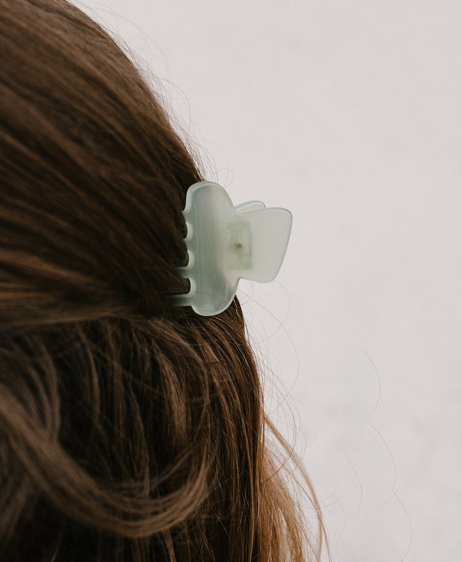 Kleine Haarklammer AGNÈS SMALL aus Acetat - Dunst - Clomes - clomes