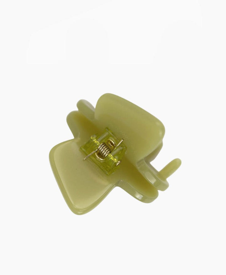 Kleine Haarklammer AGNÈS SMALL aus Acetat - Kiwi - Clomes - clomes