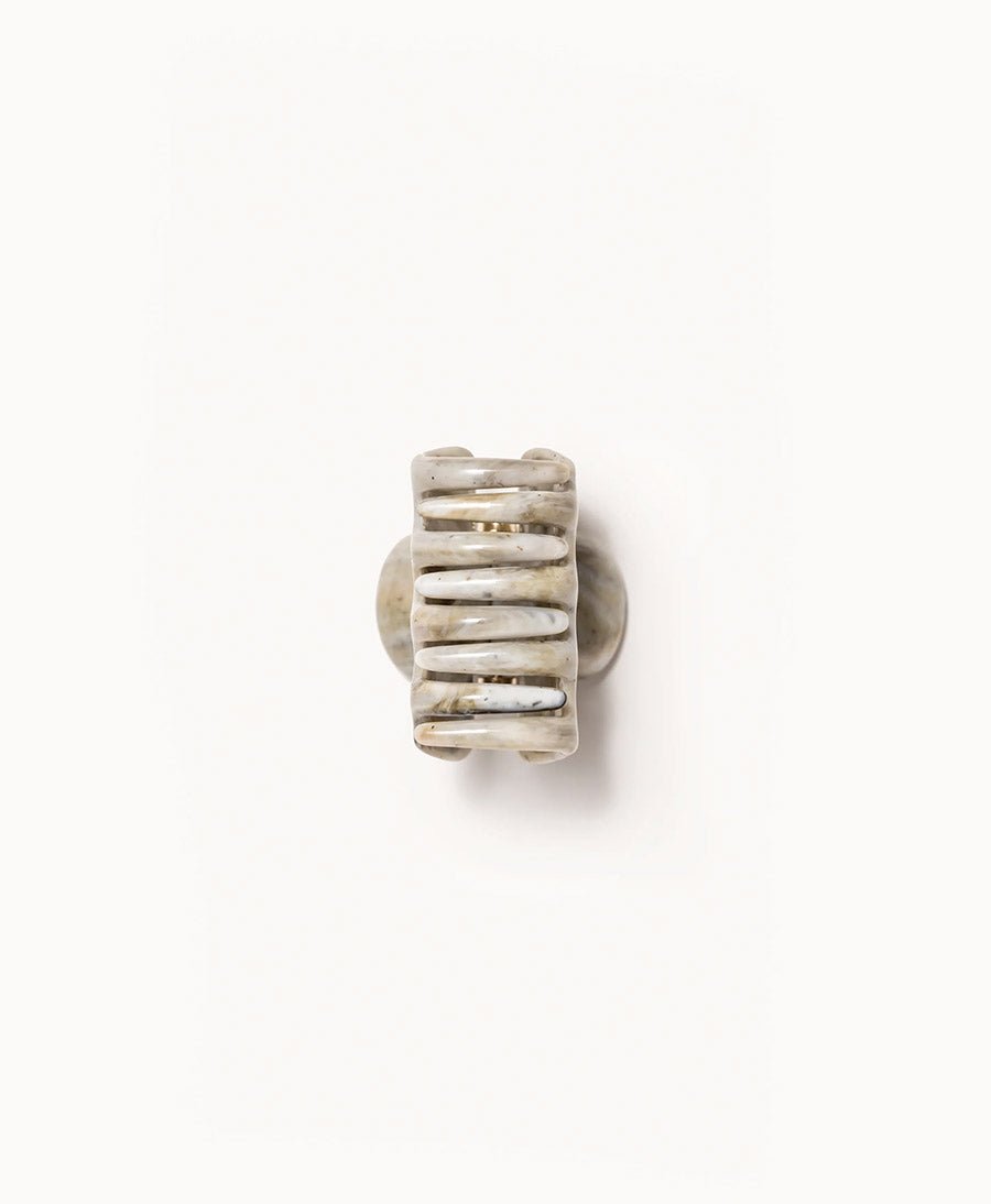 Kleine Haarklammer - GREEN MARBLE CLAW CLIP - UNDO - clomes