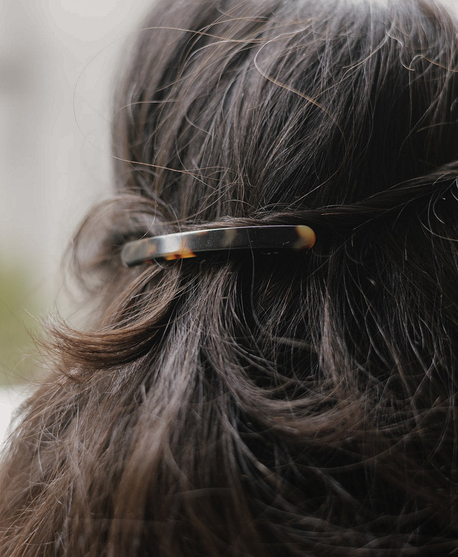 Haarclip MARINA aus Acetat - Tortoise