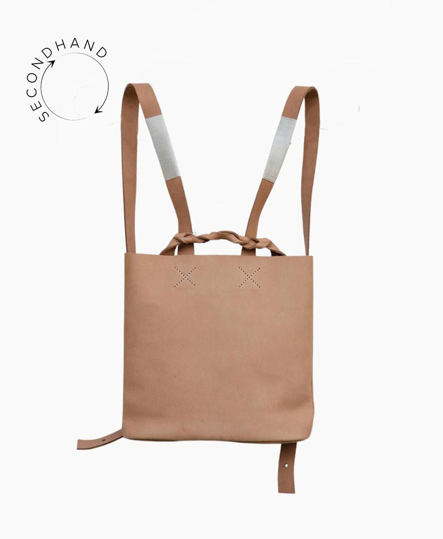 Kleiner Rucksack RITMO aus Leder - Secondhand - Tigre de Salon - clomes