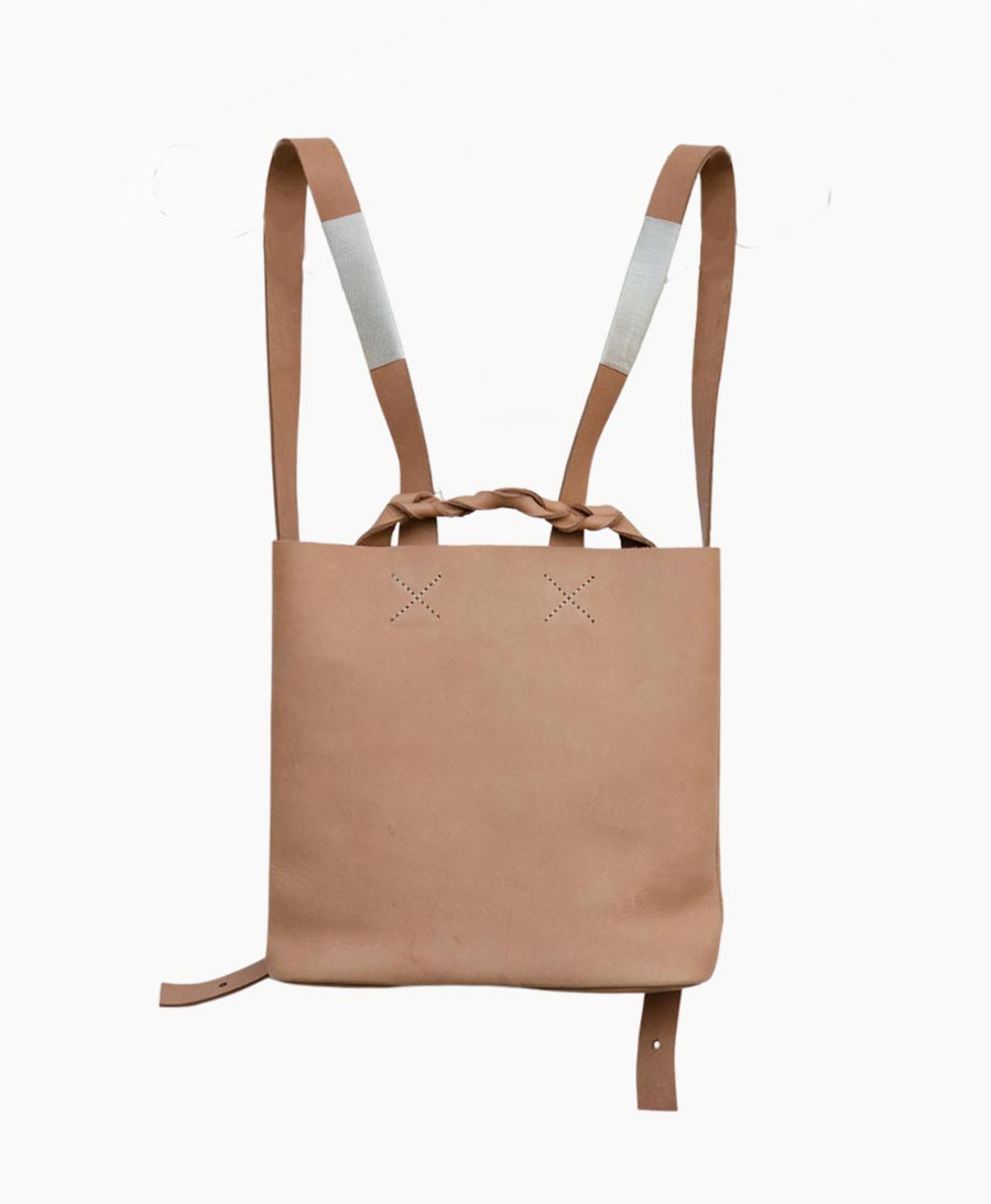 Kleiner Rucksack RITMO aus Leder - Secondhand - Tigre de Salon - clomes