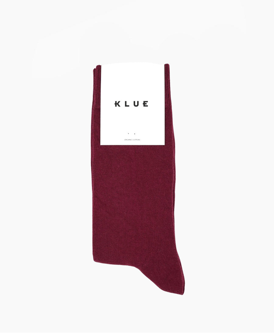Socken Bio-Baumwolle - Dunkelrot
