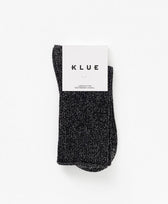 Glitzer Socken Lyocell Klue in Schwarz