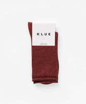 Glitzer Socken Lyocell Klue in Rot