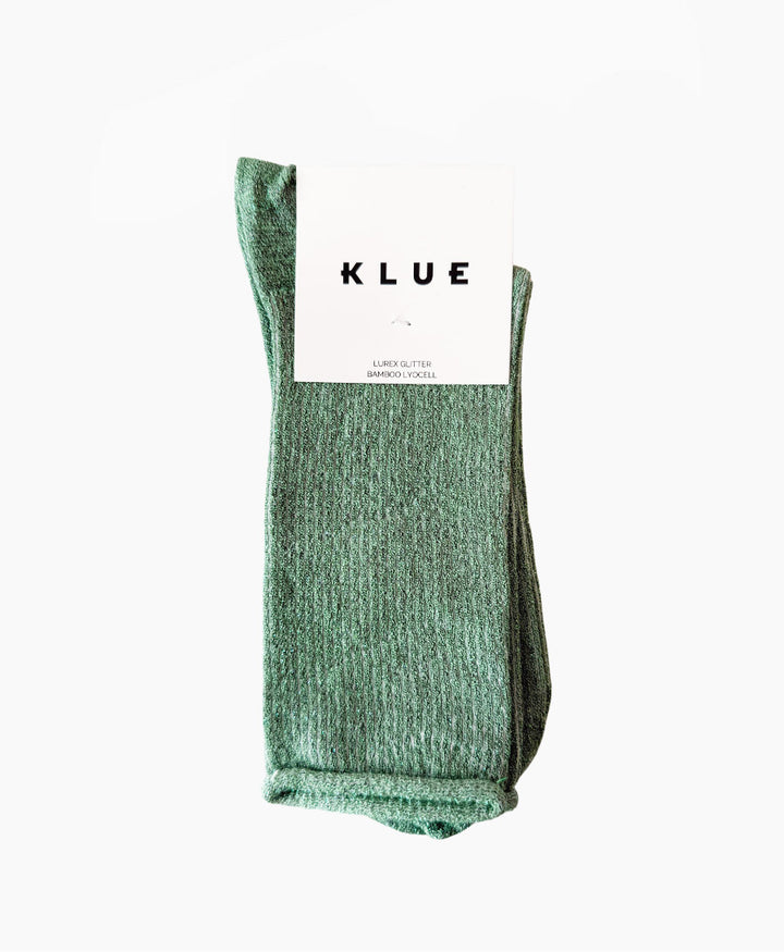 Glitzer Socken Lyocell - Mint