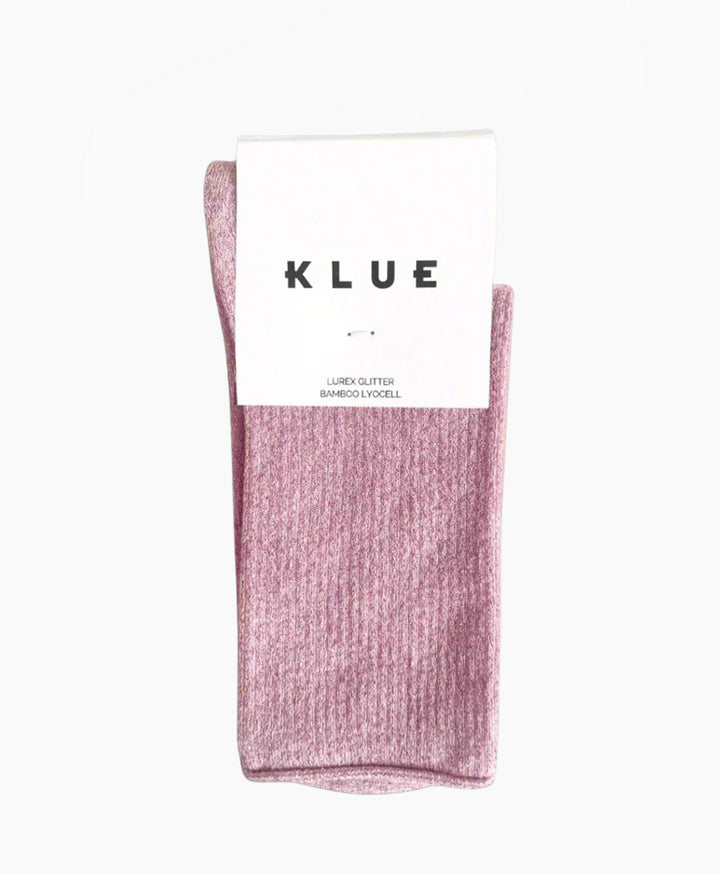 Glitzer Socken Lyocell - Rosa