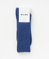 Socken Seide & Wolle Klue in Blau